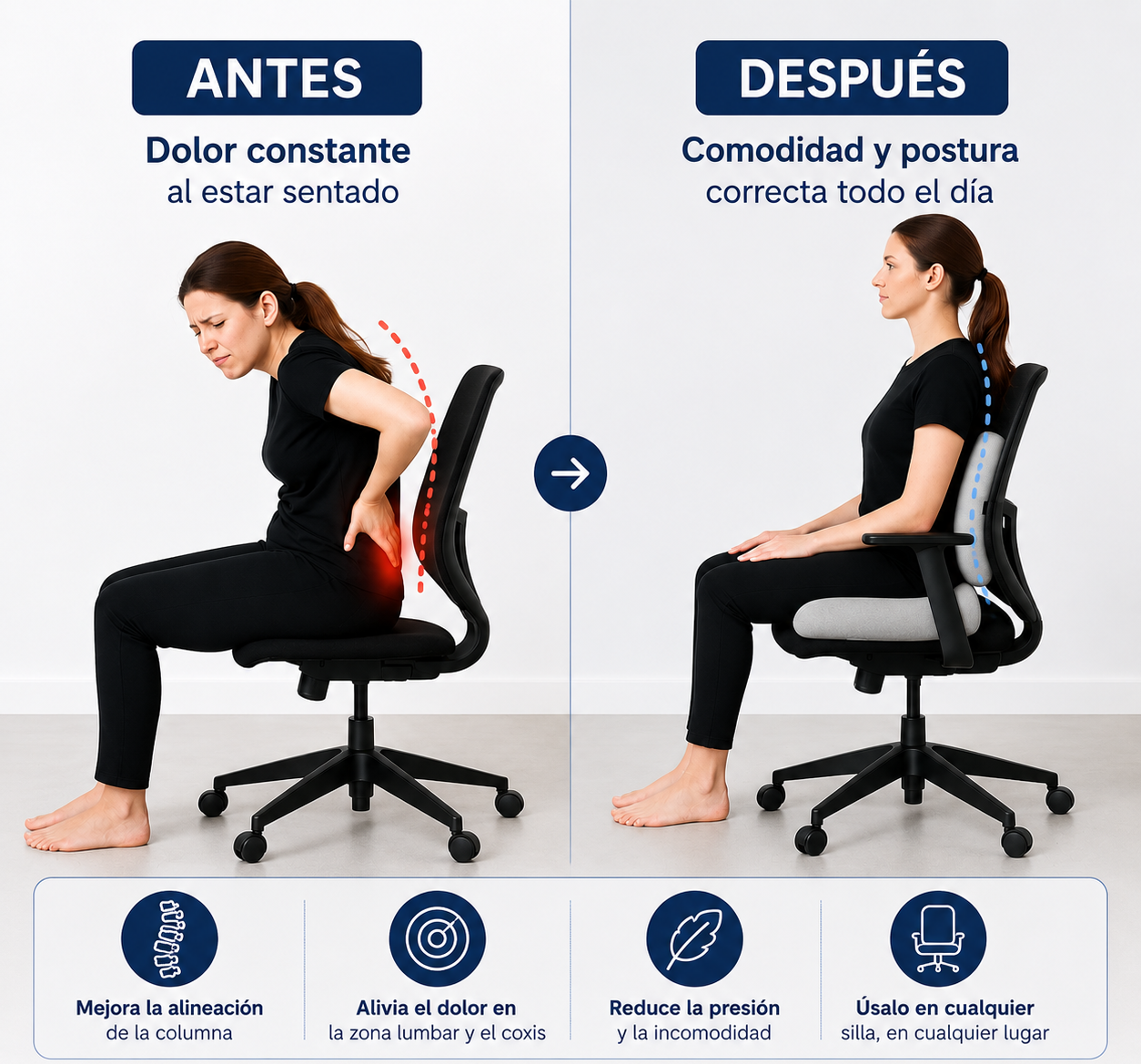 ErgoNube™ ~ Cojín ergonómico